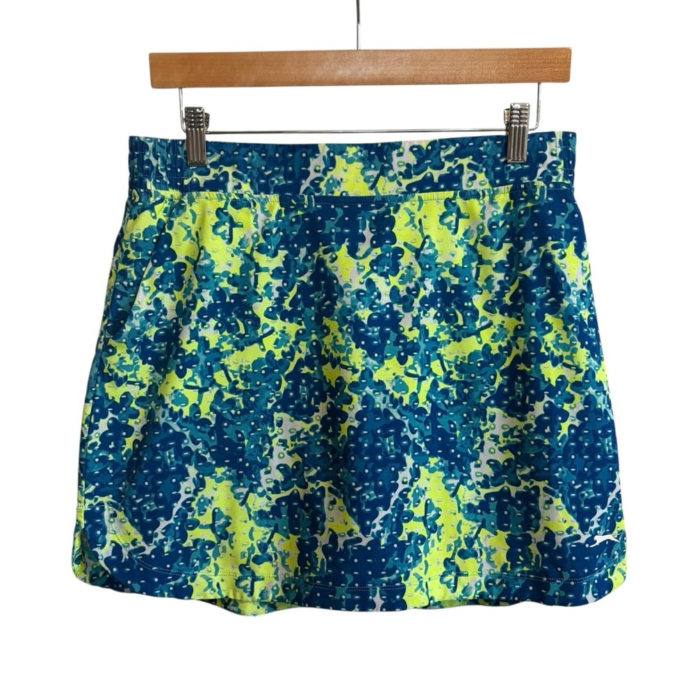 Slazenger Women's Medium Blue Stretch Sporty Athletic Pockets Golf Skort Skirt - Picture 1 of 5